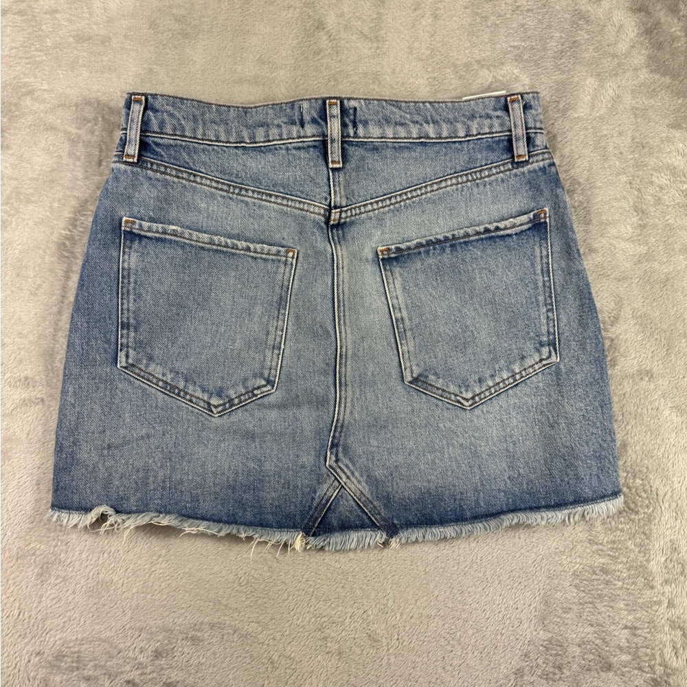 AGOLDE Los Angeles premium skirt w button fly sz 28 - Picture 7 of 8